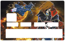 Load image into Gallery viewer, Tribute to ALBATOR ( fan art), édition limitée 100 ex - Sticker pour carte bancaire, disponible en deux formats.