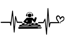 Load image into Gallery viewer, Mon coeur bat pour la musique, disponible en 10 couleurs