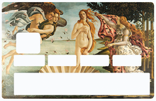 Load image into Gallery viewer, La naissance de Venus - sticker pour carte bancaire, 2 formats de carte bancaire disponibles
