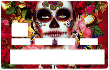 Load image into Gallery viewer, Catarina Calavera - Sticker pour carte bancaire, disponible en deux formats.