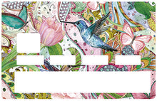 Load image into Gallery viewer, Colibri - Sticker pour carte bancaire, disponible en deux formats.