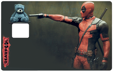 Load image into Gallery viewer, Tribute to DEADPOOL, (fan art), édition limitée 100 ex - sticker pour carte bancaire