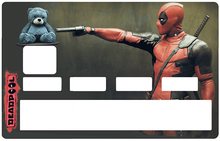 Load image into Gallery viewer, Tribute to DEADPOOL, (fan art), édition limitée 100 ex - sticker pour carte bancaire