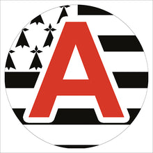 Load image into Gallery viewer, Sticker, Disque A, jeune conducteur, 14 régions de France