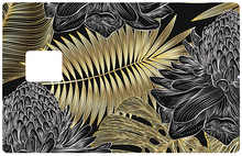 Load image into Gallery viewer, Feuille d'or - Sticker pour carte bancaire, disponible en deux formats.