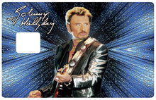 Load image into Gallery viewer, Tribute to Johnny Hallyday, edit. limitée 300 ex - Sticker pour carte bancaire, disponible en deux formats.