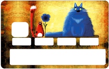 Load image into Gallery viewer, Les chats - sticker pour carte bancaire