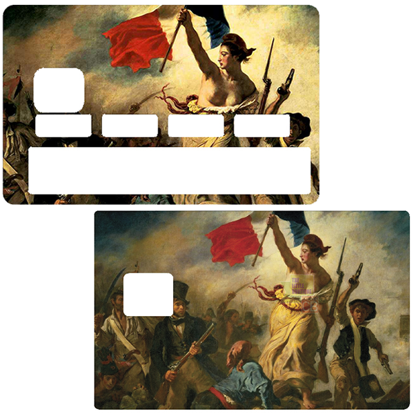Sticker carte bancaire Liberty