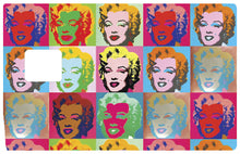 Load image into Gallery viewer, Marilyn Monroe by Andy Warhol - Sticker pour carte bancaire, disponible en deux formats.