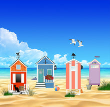 Load image into Gallery viewer, Cabanes sur la plage