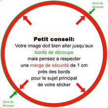 Charger l'image dans la galerie, Stickers personnalisés RONDS – Disponibles en 4, 5, 7, 10 et 15 cm