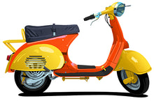 Load image into Gallery viewer, Petite Vespa orange