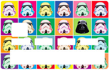 Load image into Gallery viewer, Stormtrooper by Andy Wharol - Sticker pour carte bancaire, disponible en deux formats.