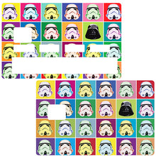 Load image into Gallery viewer, Stormtrooper by Andy Wharol - Sticker pour carte bancaire, disponible en deux formats.