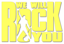 Load image into Gallery viewer, Sticker, WE WILL ROCK YOU, disponible en 10 couleurs