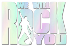 Load image into Gallery viewer, Sticker, WE WILL ROCK YOU, disponible en 10 couleurs
