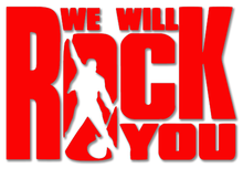 Load image into Gallery viewer, Sticker, WE WILL ROCK YOU, disponible en 10 couleurs