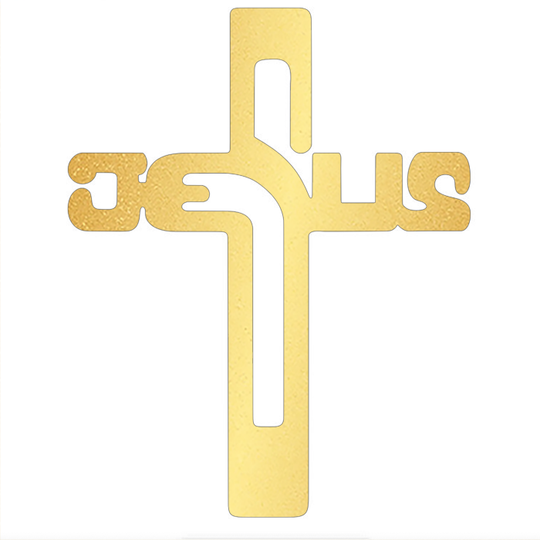 Sticker Croix de Jésus — Symbole de Foi & Élégance
