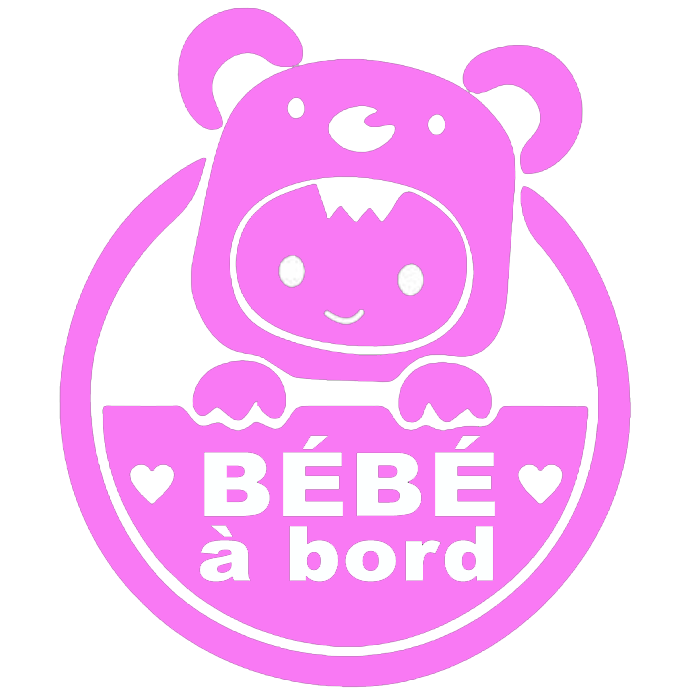 Bébé à bord, disponible en 10 couleurs STICKERCB