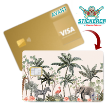 Charger l'image dans la galerie, Animaux d'Afrique - Sticker pour carte bancaire, format US
