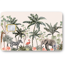 Load image into Gallery viewer, Animaux d&#39;Afrique - Sticker pour carte bancaire, format US
