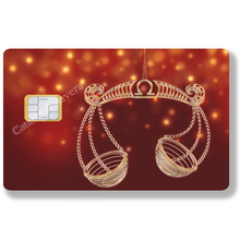 Charger l'image dans la galerie, Les signes astrologiques, 12 signes, Sticker pour carte bancaire, format US
