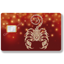 Charger l'image dans la galerie, Les signes astrologiques, 12 signes, Sticker pour carte bancaire, format US
