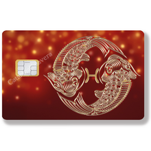 Charger l'image dans la galerie, Les signes astrologiques, 12 signes, Sticker pour carte bancaire, format US
