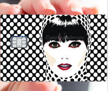 ¿Cargar imagen en la galería, Audrey? - pegatina para tarjeta bancaria, formato estadounidense