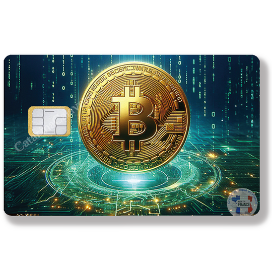 Bitcoins - Bank Card Stickers