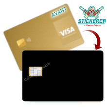 Charger l'image dans la galerie, Carte noire - Sticker pour carte bancaire, format US
