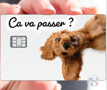 Load image into Gallery viewer, Ça va passer ? - sticker pour carte bancaire, format US
