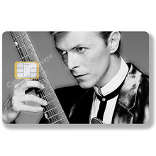Lade das Bild in den Galerie-Viewer, Tribut an DAVID BOWIE - Bankkartenaufkleber, 2 Bankkartengrößen verfügbar
