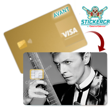 Charger l'image dans la galerie, Tribute to DAVID BOWIE  - Sticker pour carte bancaire, disponible en deux formats.

