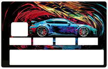 Load image into Gallery viewer, Deutch motorsport - sticker pour carte bancaire, 2 formats de carte bancaire disponibles
