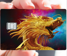 Cargar imagen en la galería, Año del Dragón - pegatina para tarjeta bancaria, formato EE.UU.