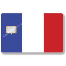 Load image into Gallery viewer, French Flag - Credit card sticker, available in two sizes.
