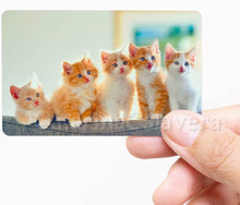 Carga la imagen en la galería, Adhesivo personalizado para placa, con tu imagen favorita, formato tarjeta bancaria