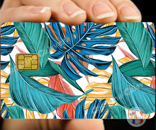 Charger l&#39;image dans la galerie, Feuille de couleurs- Sticker pour carte bancaire, 2 formats de carte bancaire disponibles
