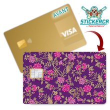 Charger l'image dans la galerie, Fleurette - Sticker pour carte bancaire, disponible en deux formats.
