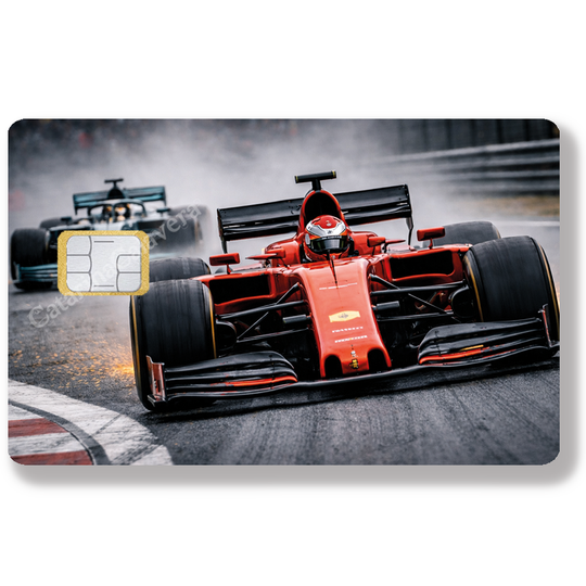 Formule 1, Sticker pour carte bancaire, format US