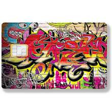 Charger l'image dans la galerie, Graffiti Wall 2016 - Sticker pour carte bancaire, disponible en deux formats.
