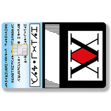 Load image into Gallery viewer, Tribute to Hunter X Hunter, édition limitée 100 ex. -  Sticker pour carte bancaire, format US
