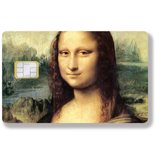 Charger l'image dans la galerie, La Joconde, Mona Lisa  - Sticker pour carte bancaire, disponible en deux formats.
