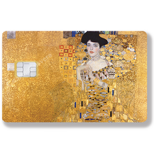 Load image into Gallery viewer, Adele Bloch-Bauer by Gustav Klimt - Bank card sticker, available in two sizes.
