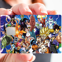 Load image into Gallery viewer, Manga Family - sticker pour carte bancaire, 2 formats de carte bancaire disponibles
