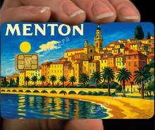 Charger l&#39;image dans la galerie, Menton, Sticker pour carte bancaire, format US
