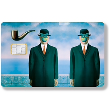 Load image into Gallery viewer, Tribute to Magritte, limited edition 100 copies - credit card sticker
