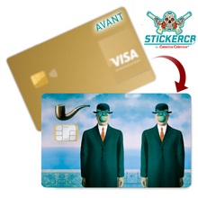 Load image into Gallery viewer, Tribute to Magritte, limited edition 100 copies - credit card sticker
