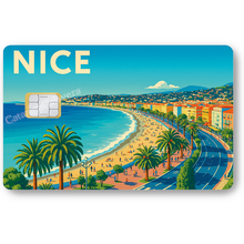 Charger l&#39;image dans la galerie, Nice, Sticker pour carte bancaire, format US

